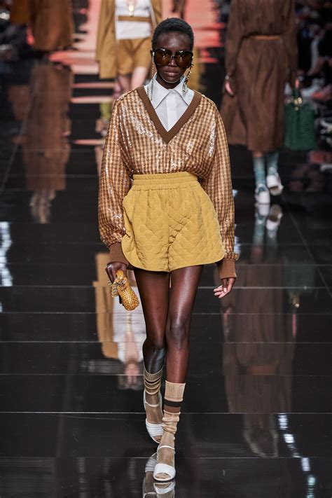 fendi weiss fashion week|fendi women's clothing.